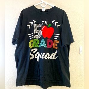 Port & Co 5th Grade Squad black t-shirt